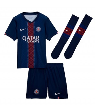 Billiga Paris Saint-Germain Ousmane Dembele #10 Hemmatröja Barn 2025-26 Kortärmad (+ Korta byxor)
